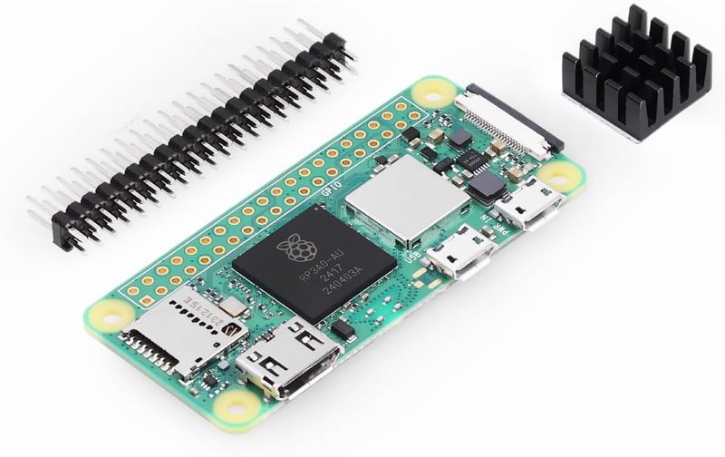 seeed studio Raspberry Pi Zero 2 W Basic Kit, Header, Heatsink, USB Cable, HDMI Adapter (with Quad-core CPU,Bluetooth 4.2,BLE,onboard Antenna,etc.) - Image 4